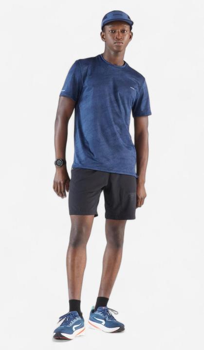 Produktbild Kiprun Men's Breathable Running T-shirt Run 500 Dry - Midnight blue (XXL)