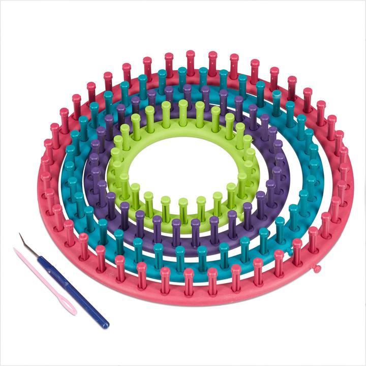Relaxdays Strickring-Set