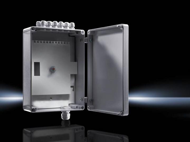 Image du produit Rittal Petit distributeur fibre-optique avec plaque de montage et cassette d'épissage accommodée