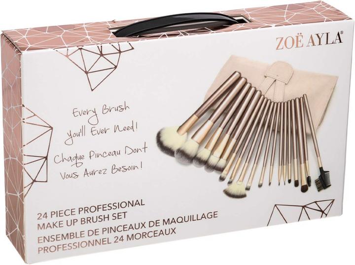 Actual product image Zoë Ayla 24 Piece Professional Make-Up Brush Set (Set)
