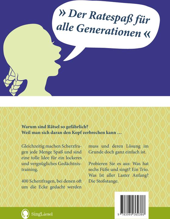 Actual product image Das grosse Scherzfragen-Quiz für Senioren (German)