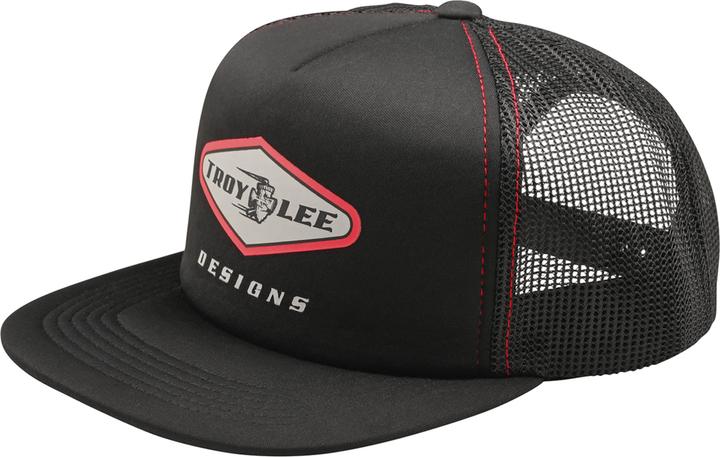 Troy Lee Designs Trucker Snapback Cap, Carb, black, one size (One Size)