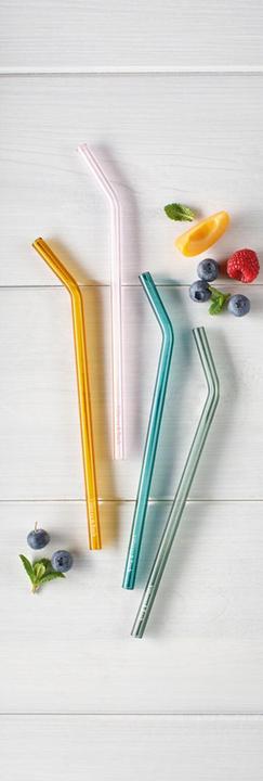 Actual product image Villeroy & Boch Glass drinking straw set of 4 Artesano Beverages (4 x)