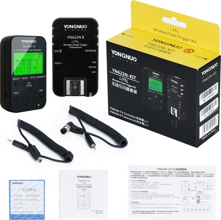 Produktbild Yongnuo YN-622N-kit i-TTL wireless flash trigger kit