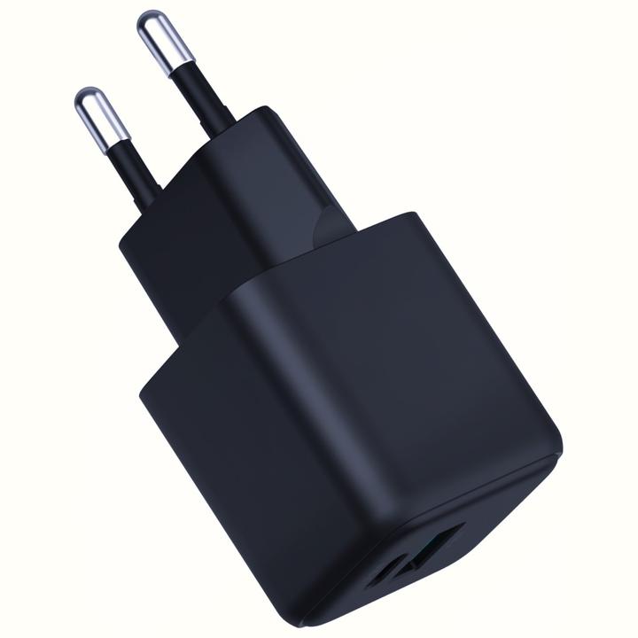 Produktbild 3MK Ładowarka sieciowa Hyper GaN Charger 20W 1xUSB-A 1XUSB-C PD QC4+ czarny (20 W)
