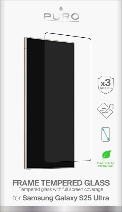 Actual product image Puro Screen Glass (1 Piece, Samsung Galaxy S25 Ultra)