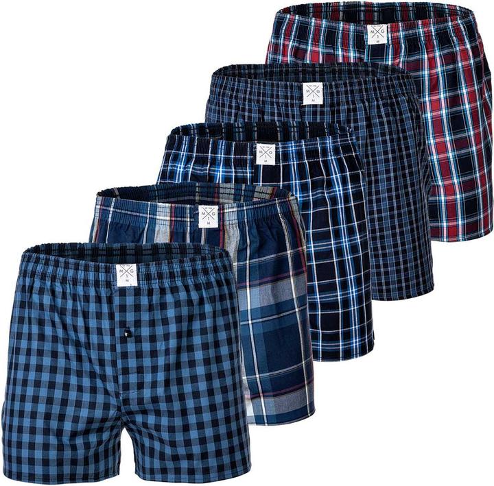 Produktbild Mg-1 Web-Boxershorts Casual Locker sitzend (L, 5er Pack)