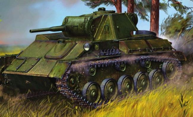 Image du produit Zvezda 1/100 Soviet Tank?-70B (4/23) *