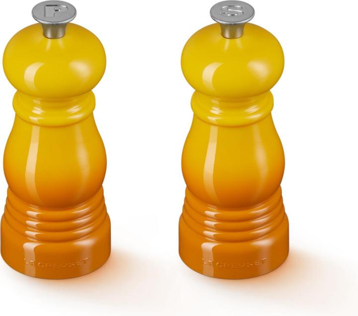 Produktbild Le Creuset Mini Salz- und Pfeffermühlen Set dunkelgelb (Pfeffer, Salz)
