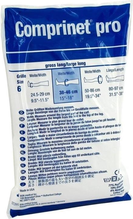 Actual product image BSN Thrombo A-G Grösse 6 lang weiss