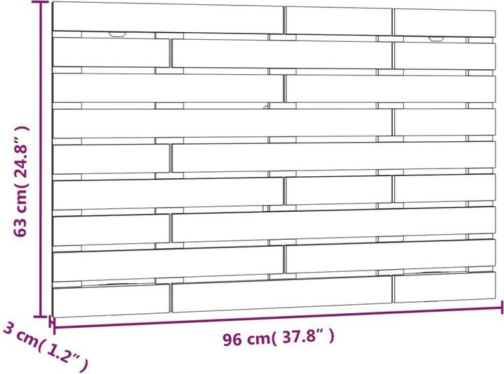 Actual product image VidaXL Oksiutka (96 x 3 x 63 cm)