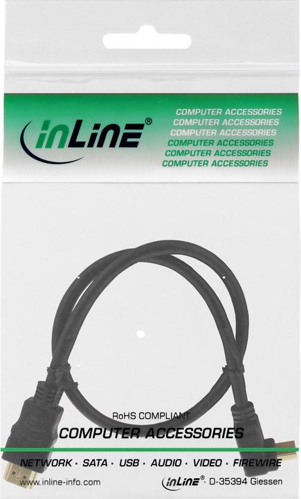 Image du produit InLine HDMI (Typ A) — HDMI (Typ A) (0.50 m, HDMI)