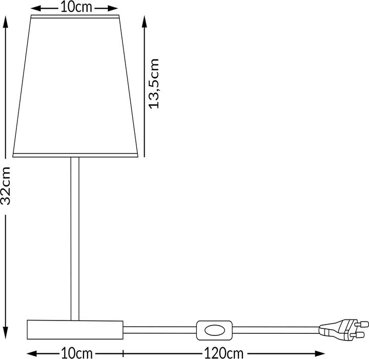 Produktbild Monzana Nachttischlampe (E14)