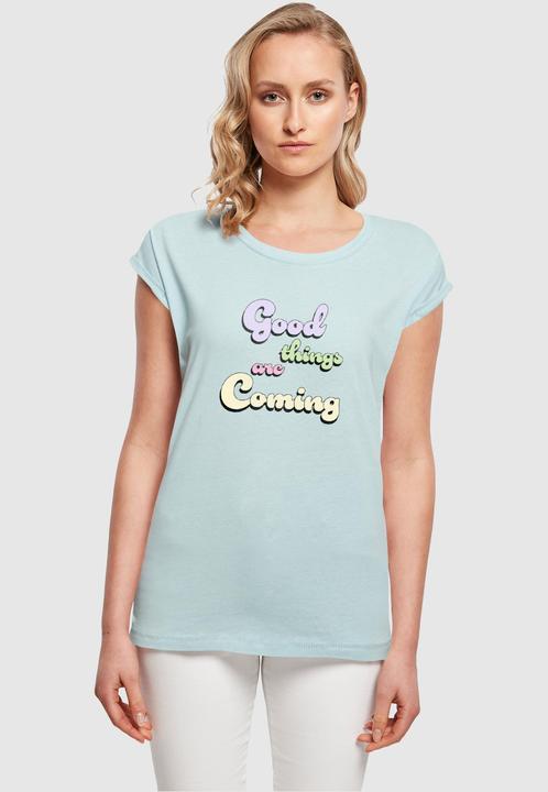 Actual product image Merchcode Ladies Good Things Extended Shoulder Tee - 112623 (S)