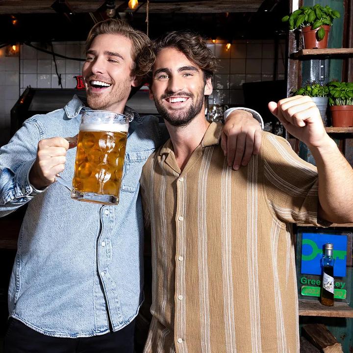 Image du produit Boland Oktoberfest Mass Bierglas Humpen 1 Liter aus Glas (1 l, 1 x)