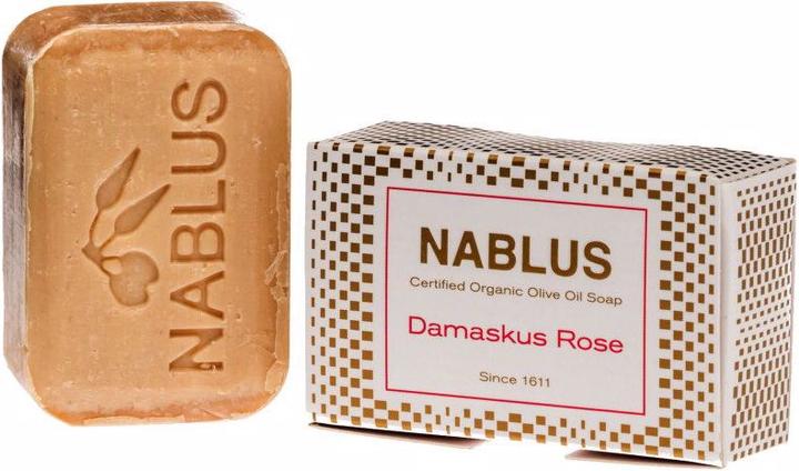 Produktbild Nablus Olivenseife Damaskus Rose (Hartseife)