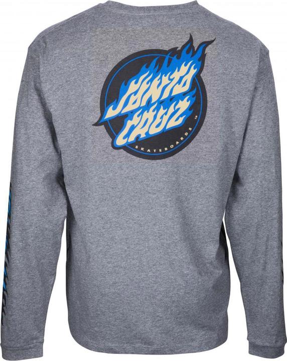 Santa Cruz Flame Dot LS Tee (S)