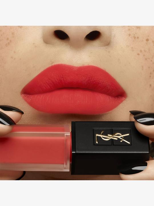 Actual product image Yves Saint Laurent Tatouage Couture Velvet Cream Coral Symbol 202 (No. 202 - Coral Symbol)
