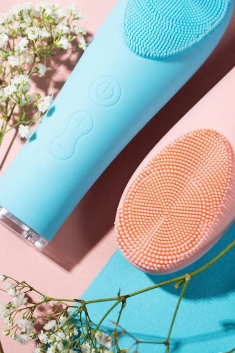 Produktbild ORO Sonic brush for cleaning make-up and facial massage, Blue