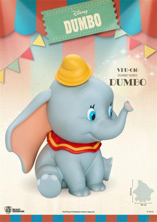 Produktbild Beast Kingdom Disney Piggy Vinyl Spardose Functional Dumbo 34 cm (34 cm)