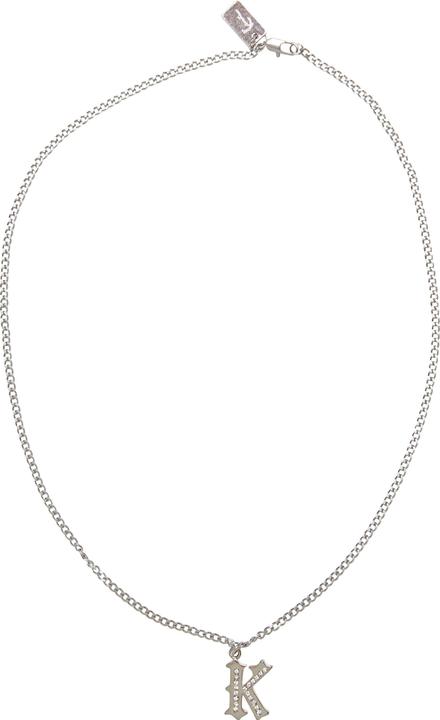 Image du produit Karl Kani KK Rhinestone Pendant Cuban Link Chain - 186091 (100% acier)