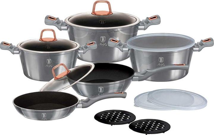 Actual product image BerlingerHaus Pot Set Berlinger (20 cm, Pan set + pot set, Aluminium)