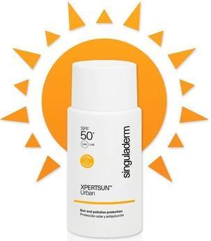 Actual product image Singuladerm XpertSun Urban Spf50+ 50ml (Sun cream face, SPF 50, 50 ml)