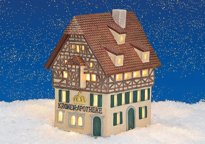 Produktbild G. Wurm Kronen Apotheke aus Porzellan, B11 x T16 x H17 cm (11 x 17 x 16 cm)