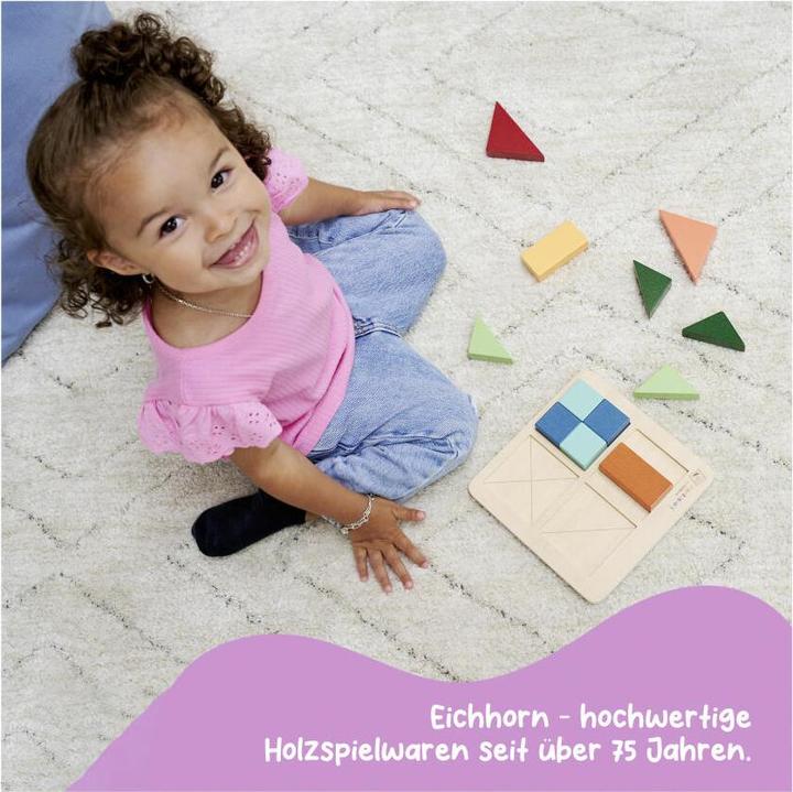 Produktbild Eichhorn EH Montessori Formen Puzzzle (12 Teile)