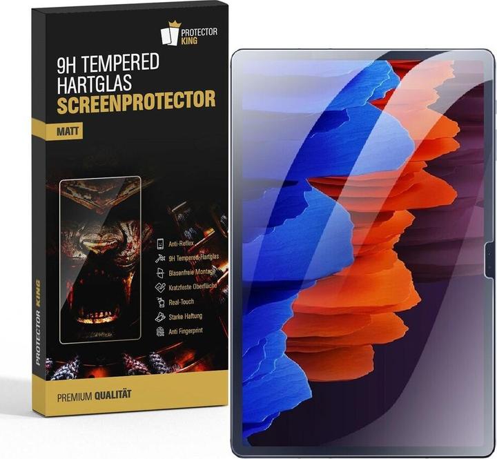 Produktbild Protectorking 1x Echtes Tempered 9H Panzerhartglas Matt Entspiegelt (1 Stück, Galaxy Tab S8)