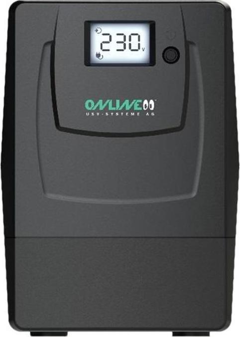 Image du produit Online USV YUNTO Smile 600 600VA/360W Onduleur interactif de ligne (600 VA, 360 W, Line-interactive Onduleur)