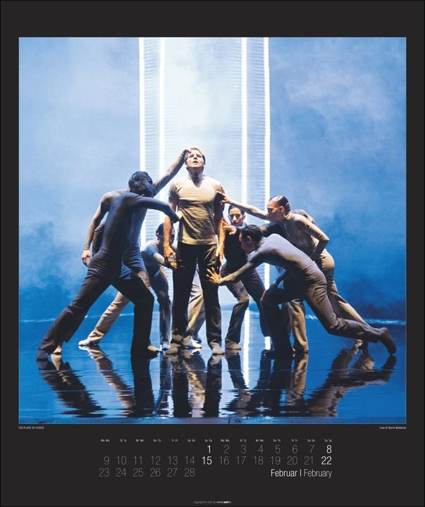 Actual product image Stuttgarter Ballett Kalender 2026 (46 x 55 cm, Hardcover, German, English)