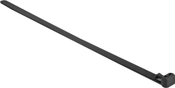 Immagine prodotto Delock Fascette riutilizzabili resistenti al calore L 150 x L 7,5 mm 100 pezzi nero (Fascette in plastica, 150 mm, 100 pz.)