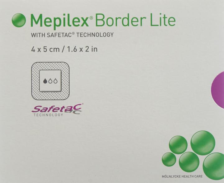 Actual product image Mepilex Border Lite Silicone Foam Dressing