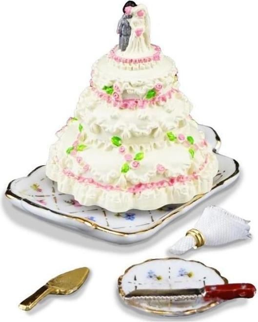 Produktbild Reutter 001.717/6 - Hochzeitskuchen, Miniatur