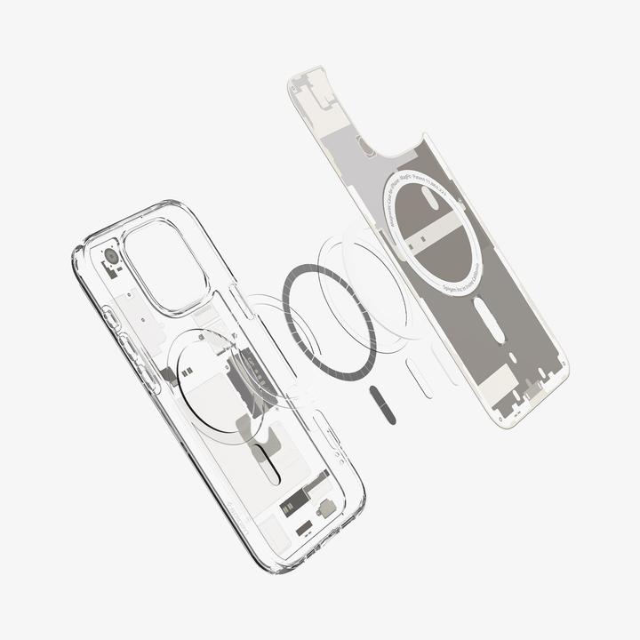 Productafbeelding Spigen Ultra Hybrid Mag Magsafe hoesje voor iPhone 16 Pro Max 6,9" zero one natuurlijk titanium (Apple iPhone 16 Pro Max)