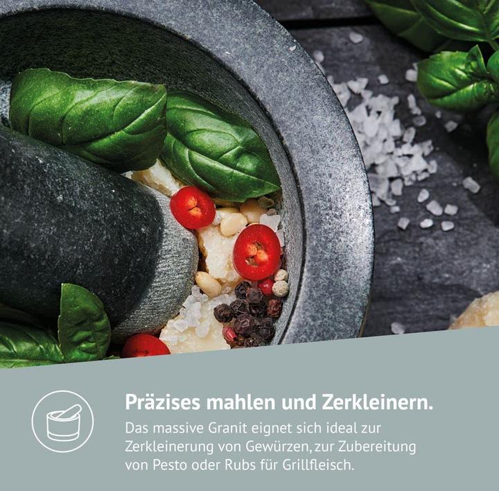 Image du produit Diemker Mortier en granit avec pilon