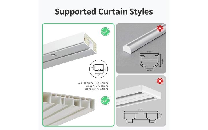 Actual product image SwitchBot U Rail 3