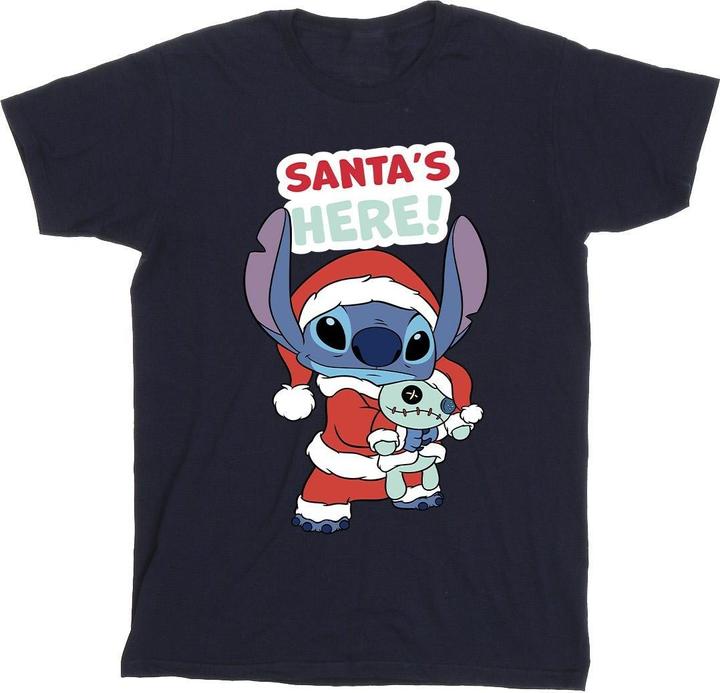 Disney Lilo & Stitch Santa's Here TShirt Jungen