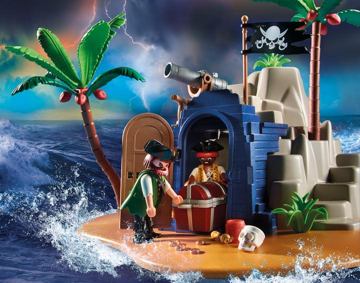 Actual product image Playmobil Pirate island with treasure stash (70556, Playmobil Pirates)