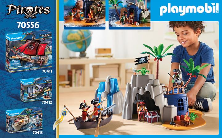Actual product image Playmobil Pirate island with treasure stash (70556, Playmobil Pirates)