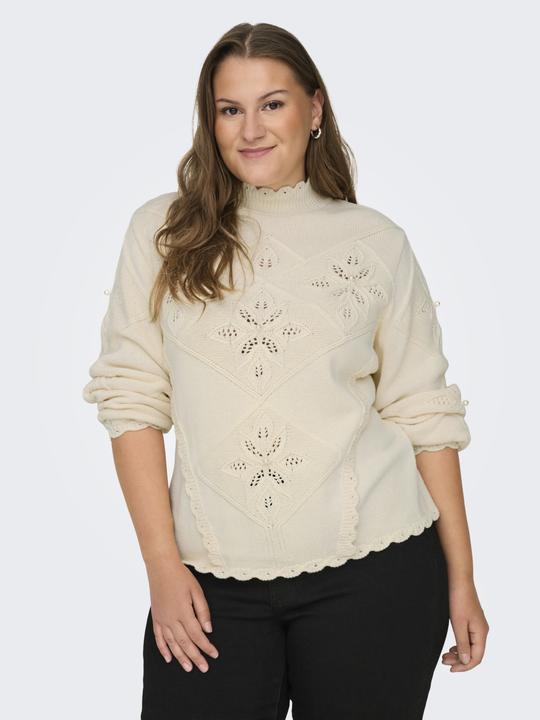 Actual product image Only Knit Fit High Closed Curve Pullover Knitted jumper (S)
