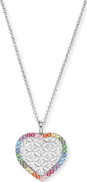 Produktbild Engelsrufer Herz Lebensblume Halskette (925er Silber, 42 - 50 cm)