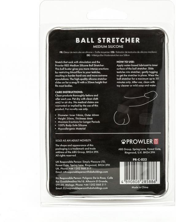 Produktbild Prowler Silikon-Ballstretcher - Medium - Schwarz (4.60 cm)