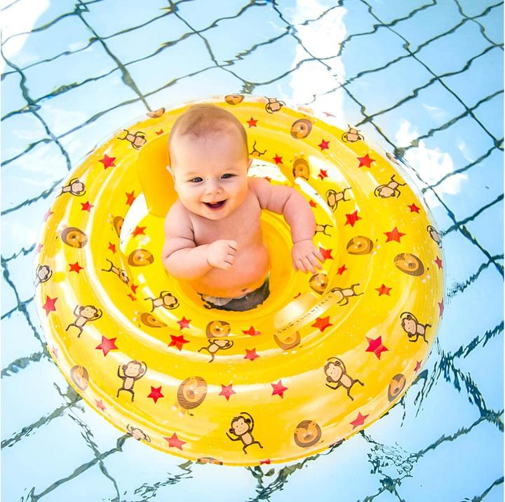 Productafbeelding Swim Essentials Zwemzitje 0-1 jaar Circus Geel