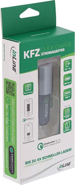 Actual product image InLine USB Car Power Adapter