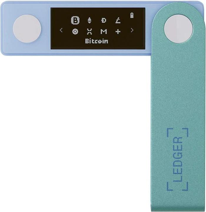 Immagine prodotto Ledger Nano X Verde Pastello (Ripple, Bitcoin, Litecoin, Cardano, TRON, Bitcoin Cash, Ethereum Classic, Ether, Stellar, Monero, Dogecoin)