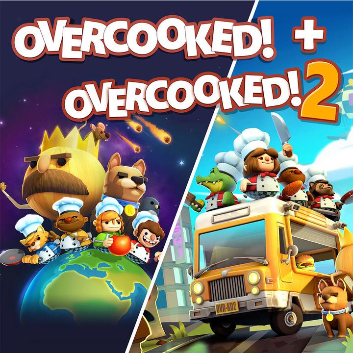 Actual product image Team17 Overcooked! + Overcooked! 2 (Switch, Switch Lite, Switch OLED, DE)