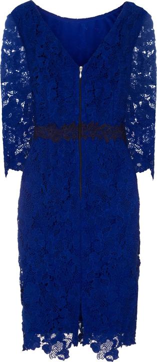 Paper Dolls Blaues BodyconKleid aus gehäkelter Spitze