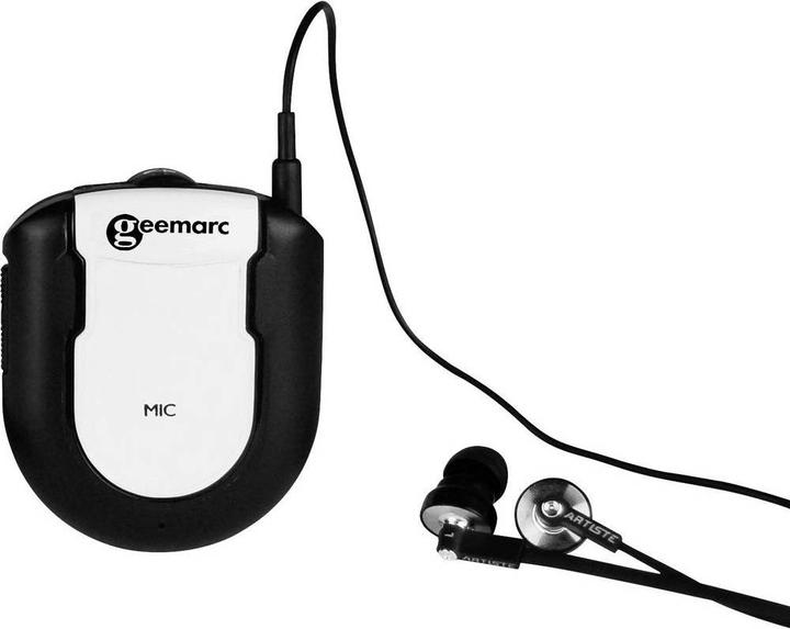 Produktbild Geemarc In Ear Kopfhörer CL7350AD Funk TV Leichtbügel, Lautstärkeregelung, Headset Schwarz, Weiss (6 h, Kabellos)